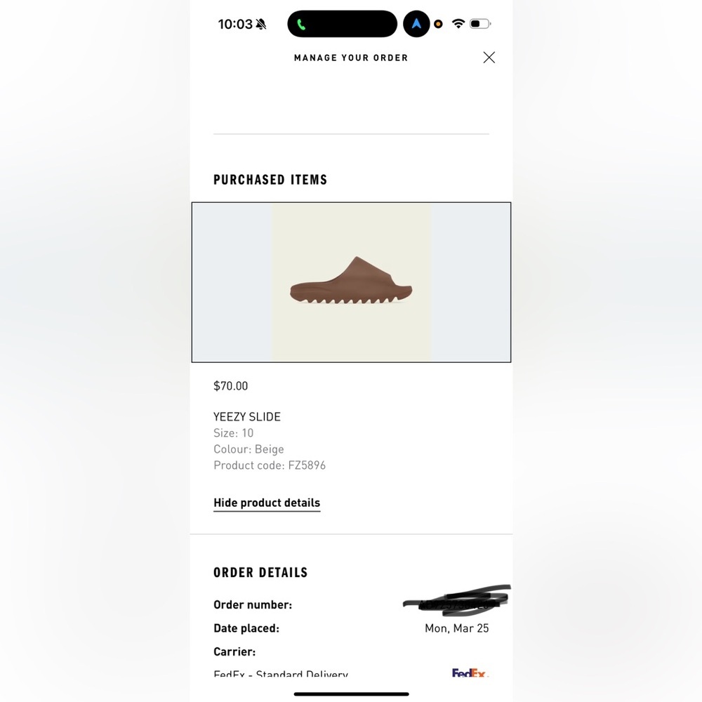 Adidas Yeezy Slide in Earthy Brown new with box - Picture 3 of 7